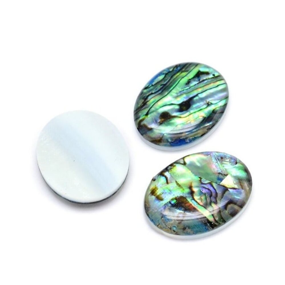 Oval Paua Shell Cabochon 25x18mm